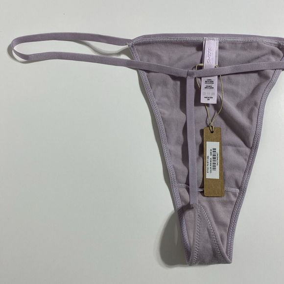 SKIMS Fits Everybody T-string Thong Women's 3X Iris Mica Purple G-string NEW - Picture 7 of 12
